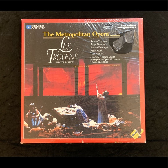 LES TROYENS LASERDISC Metropolitan Opera 1983